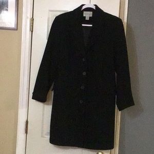 100% wool winter trench coat